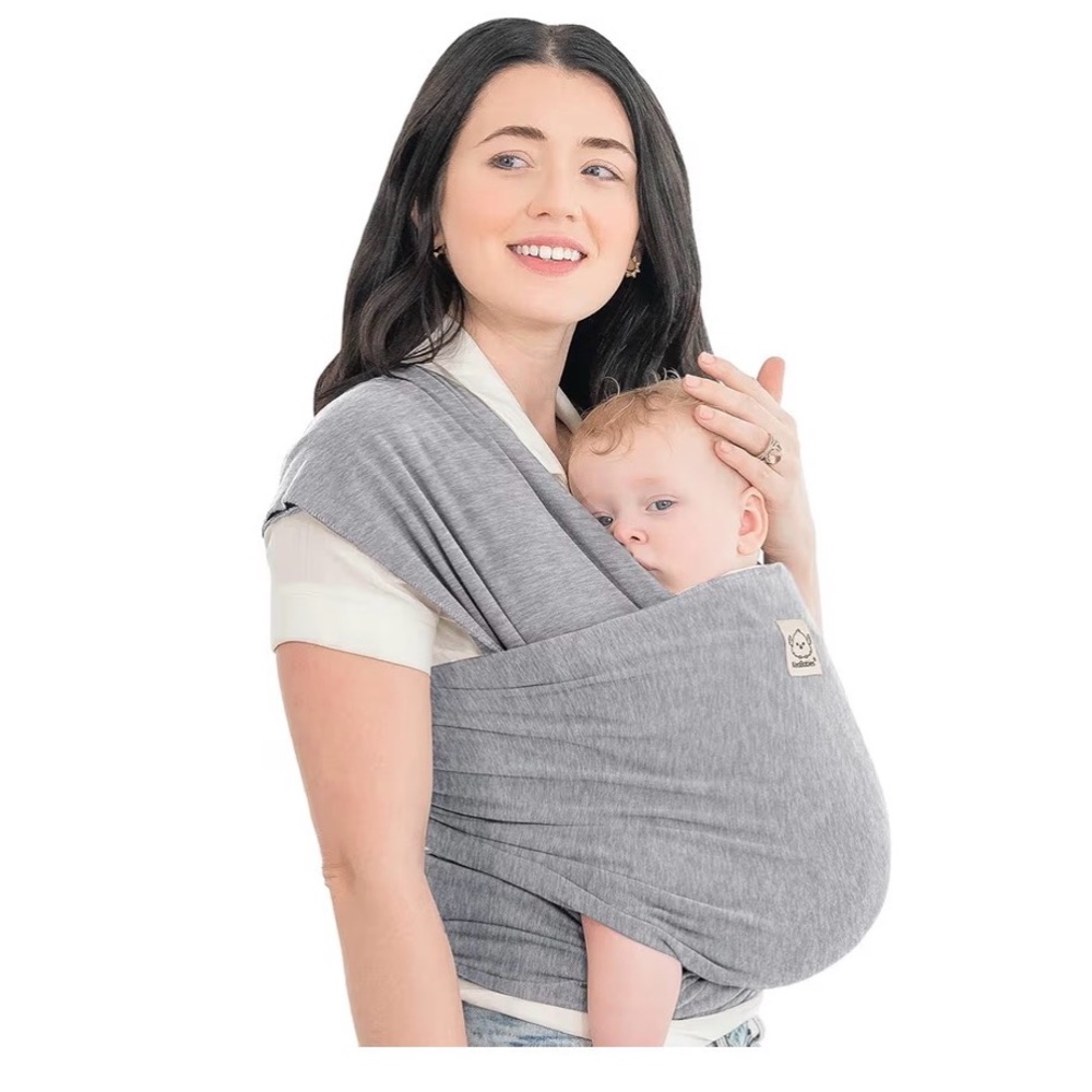 KeaBabies Classic Gray Wrap Carrier